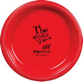 9" Color Plastic Plate (Petite Line)